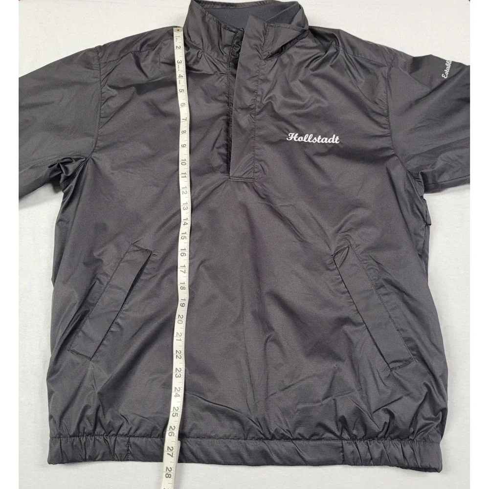 North End Quarter Zip Pullover Long Sleeve Black Windbreaker Jacket Men's Size S - Picture 7 of 9